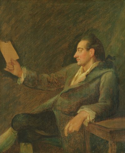 Johann Wolfgang von Goethe, 1775 by Georg Melchior Kraus
